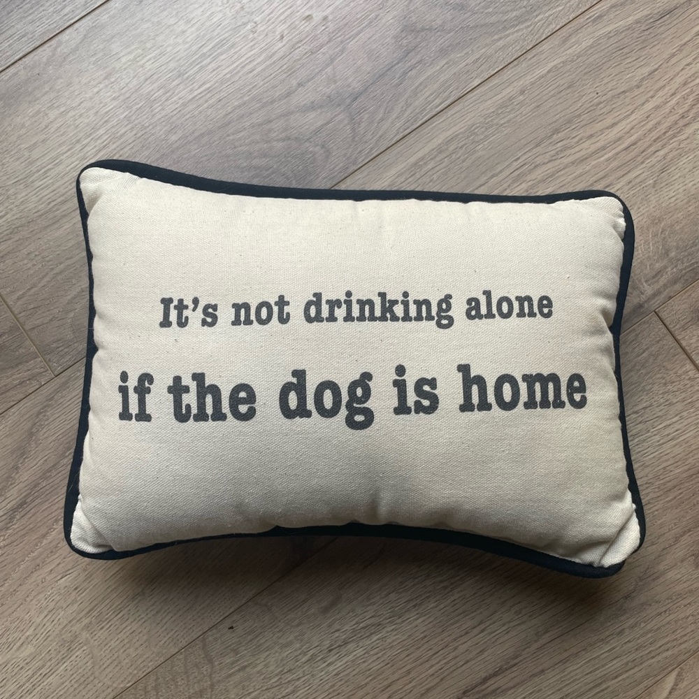 Decorative Pillow with Fun Quote